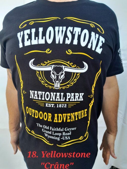 Tee-Shirt            --"   Yellowstone  -Longhorn-  "--