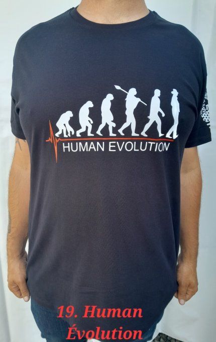 Tee-Shirt    --"Human Evolution"--