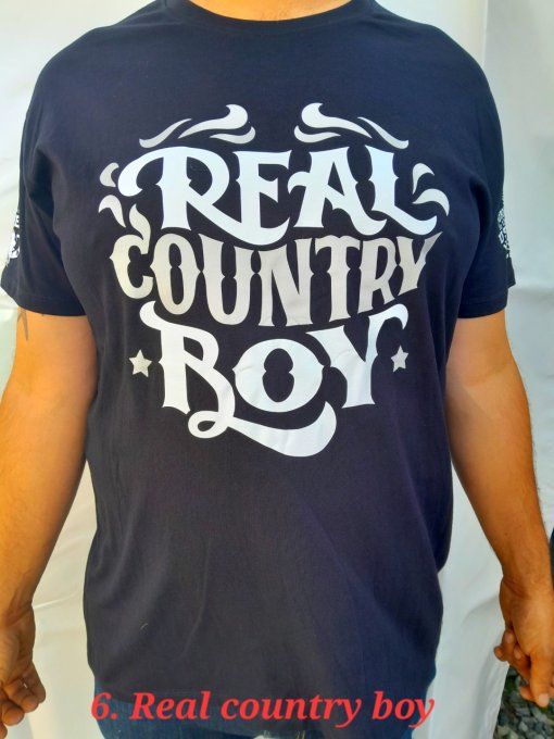 Tee-Shirt        --"Réal country boy"--