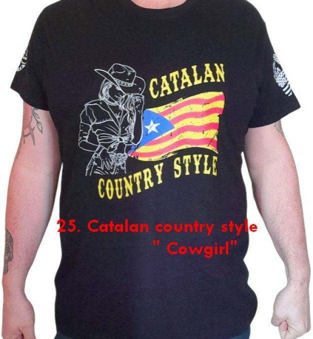 Tee - shirt -- "Catalan country style " -- F