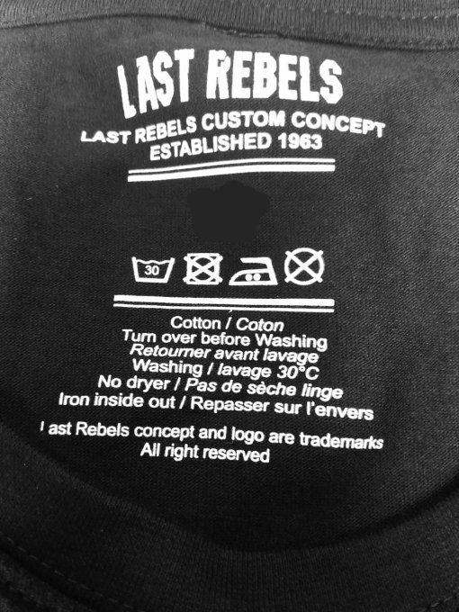 Tee-Shirt       --" Loup avec clé Rebels for ever"--