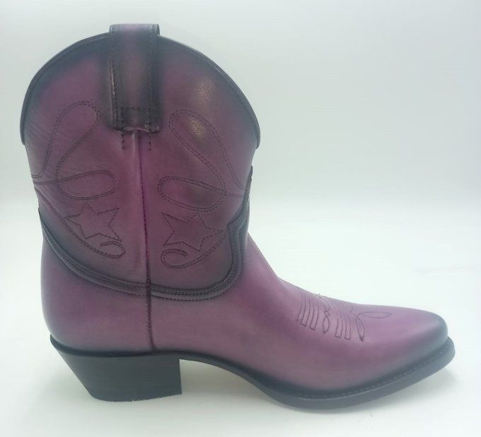 Boots vintage morado violeta