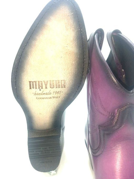 Boots vintage morado violeta