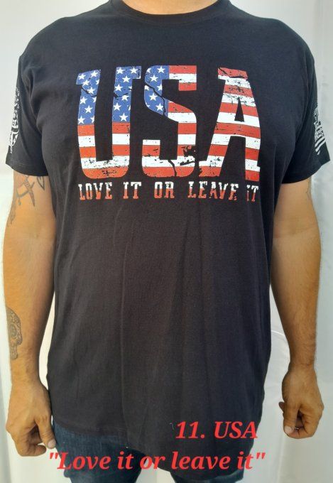 Tee-Shirt              --" U.S.A. Love it or leave it"--