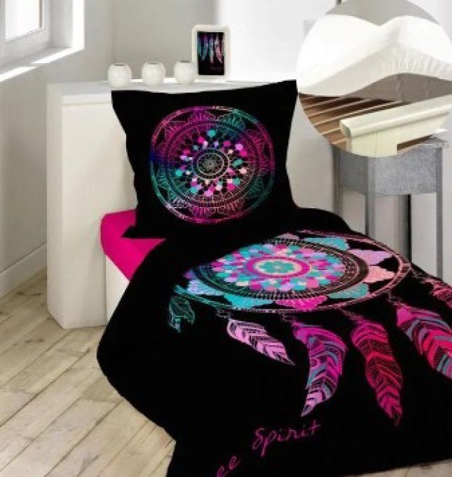 Parure de couette 1 pers. " PORTE BONHEUR "
