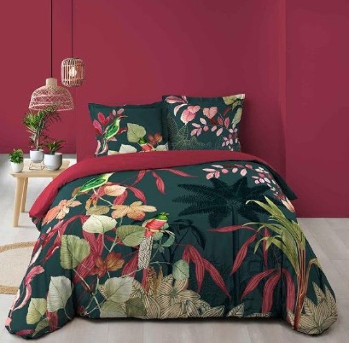 Parure de couette 2 pers. " FAUVETTE " (57 fils)