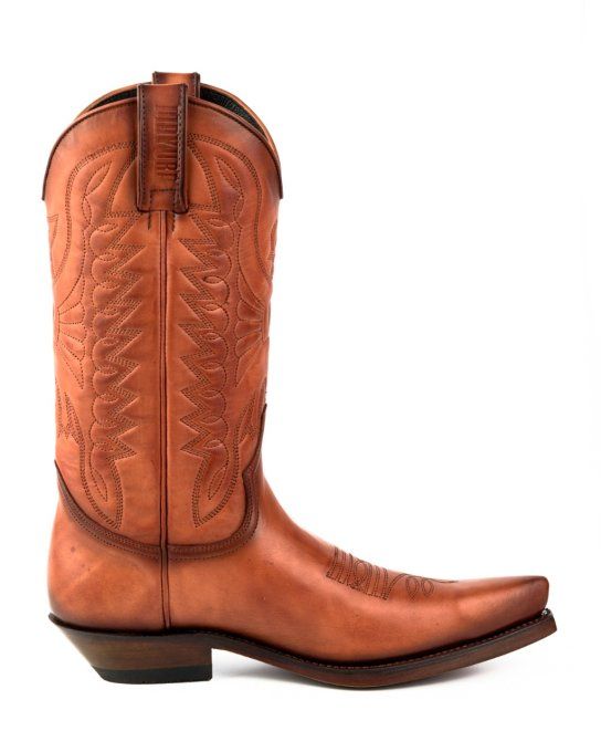 Bottes Vintage cognac