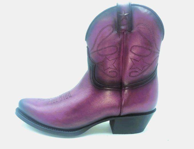 Boots vintage morado violeta