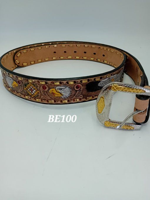 Ceinture tête d'aigles