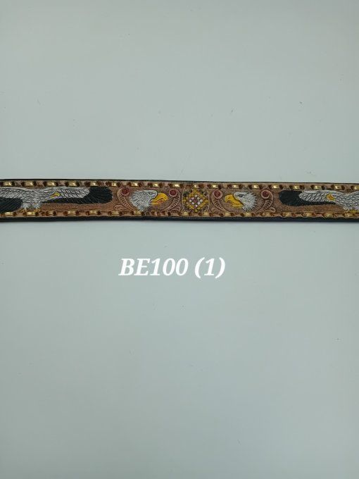 Ceinture tête d'aigles