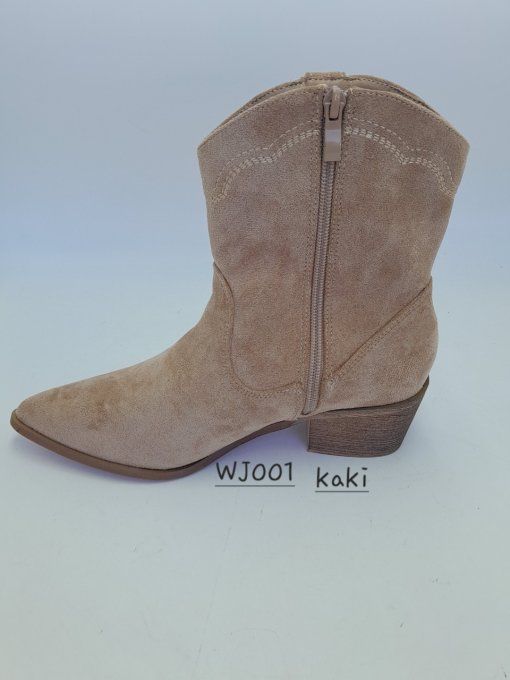 Bottine kaki (beige)