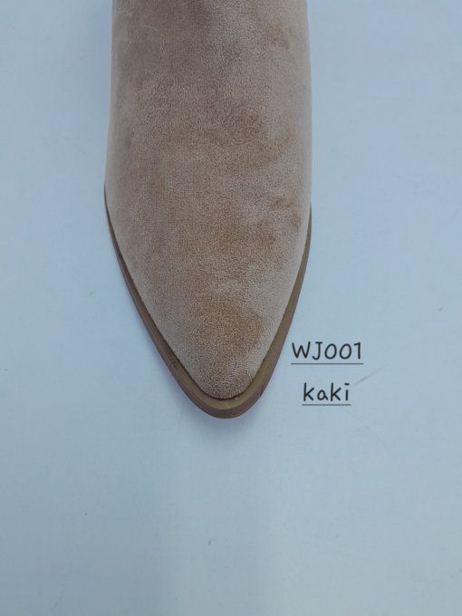 Bottine kaki (beige)