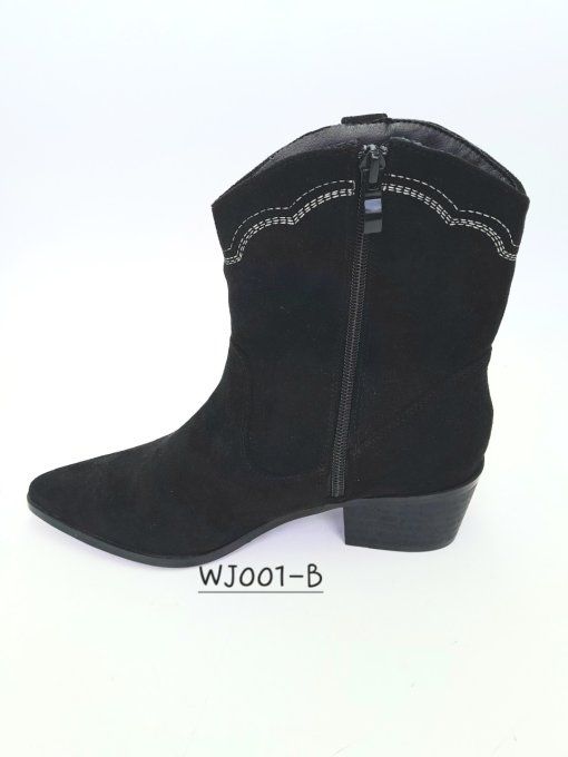 Bottine black strass