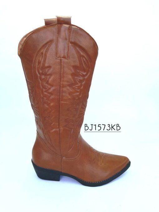 Botte haute camel