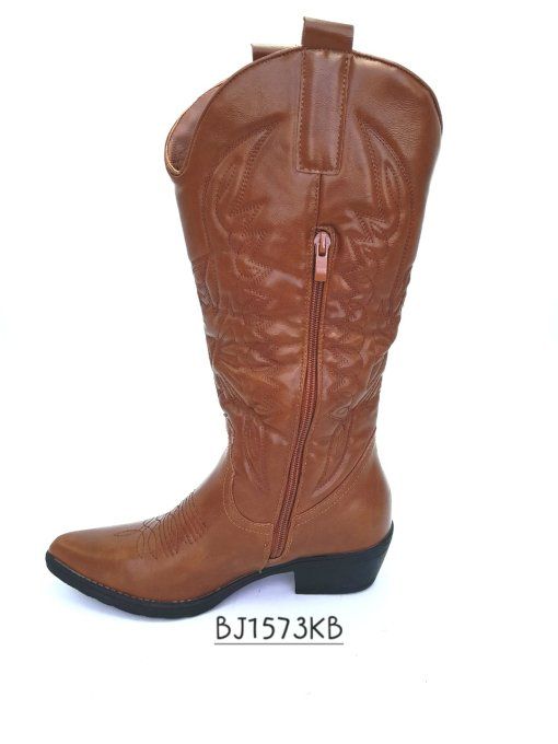 Botte haute camel