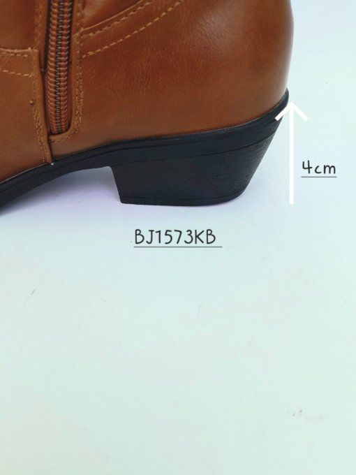 Botte haute camel