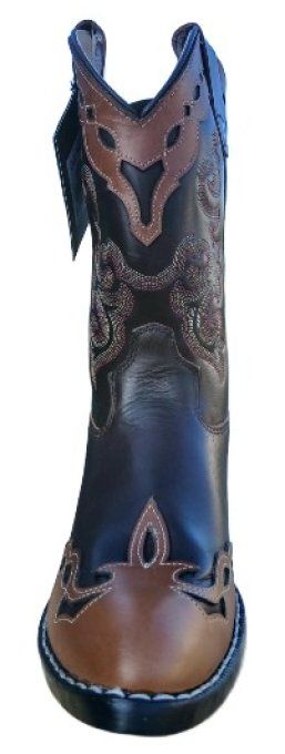 Botte marron motifs