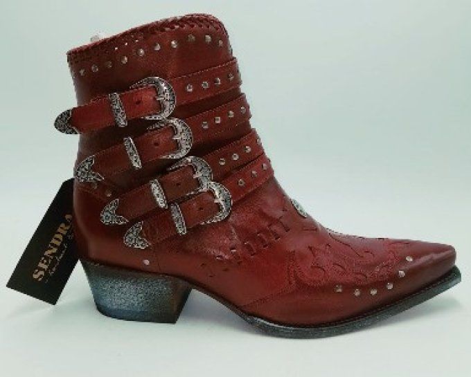 Rustic Brookling rouge (4 boucles)