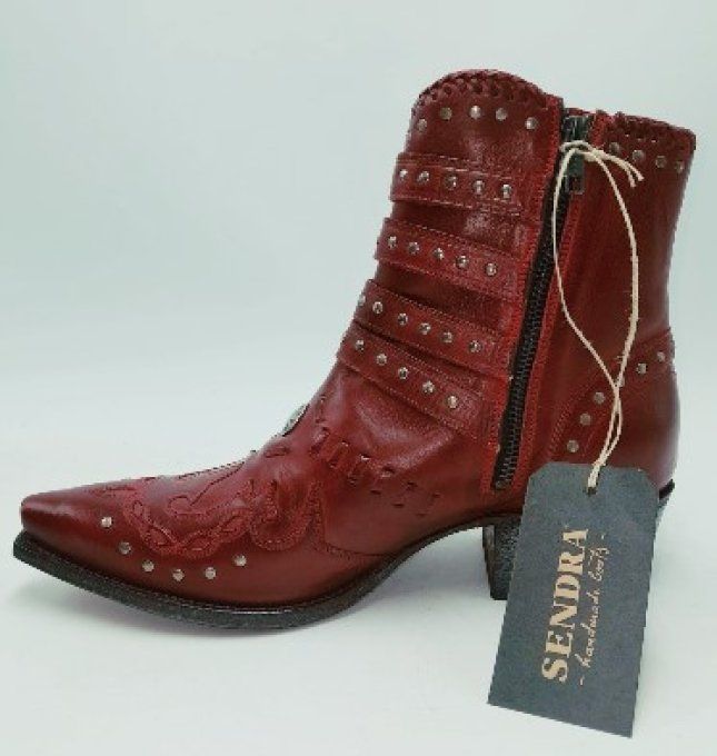 Rustic Brookling rouge (4 boucles)