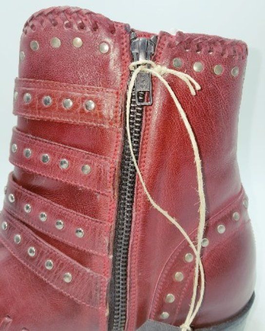 Rustic Brookling rouge (4 boucles)