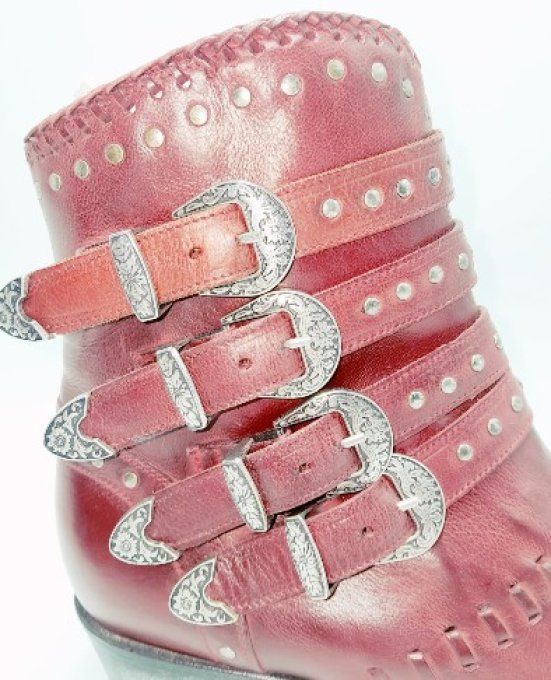 Rustic Brookling rouge (4 boucles)
