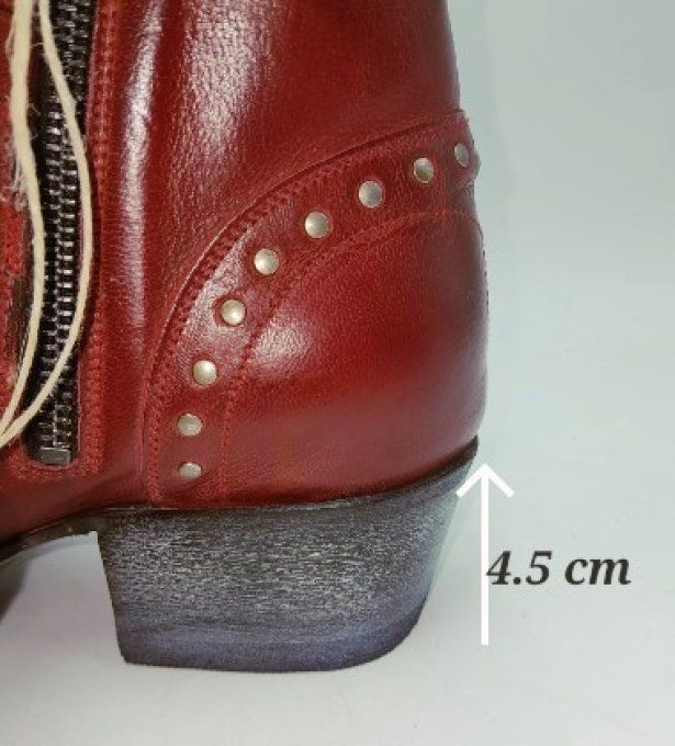 Rustic Brookling rouge (4 boucles)