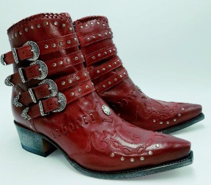 Rustic Brookling rouge (4 boucles)