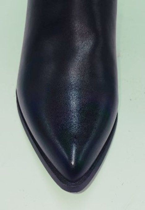 Botte noir à strass
