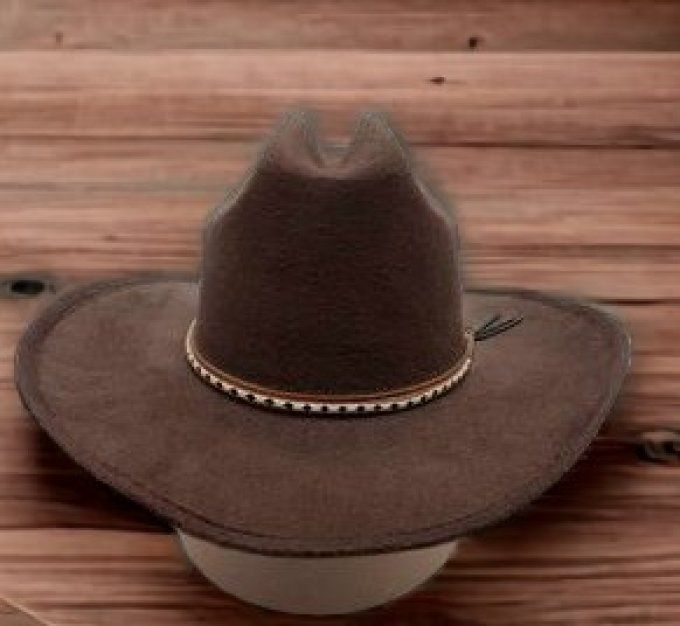 Chapeau marron classique