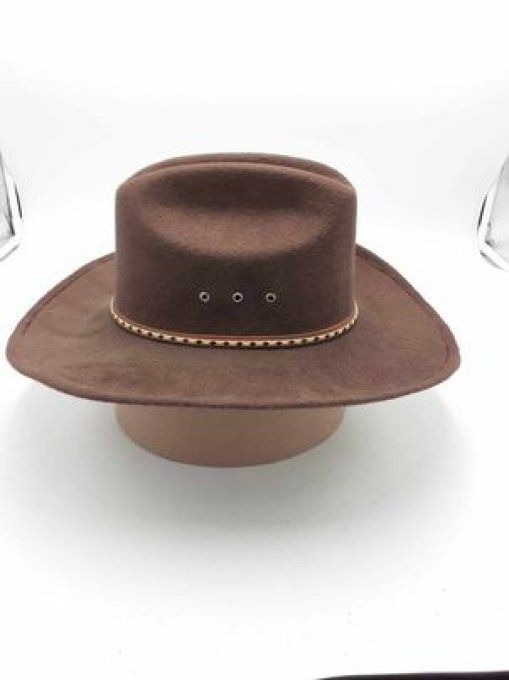 Chapeau marron classique