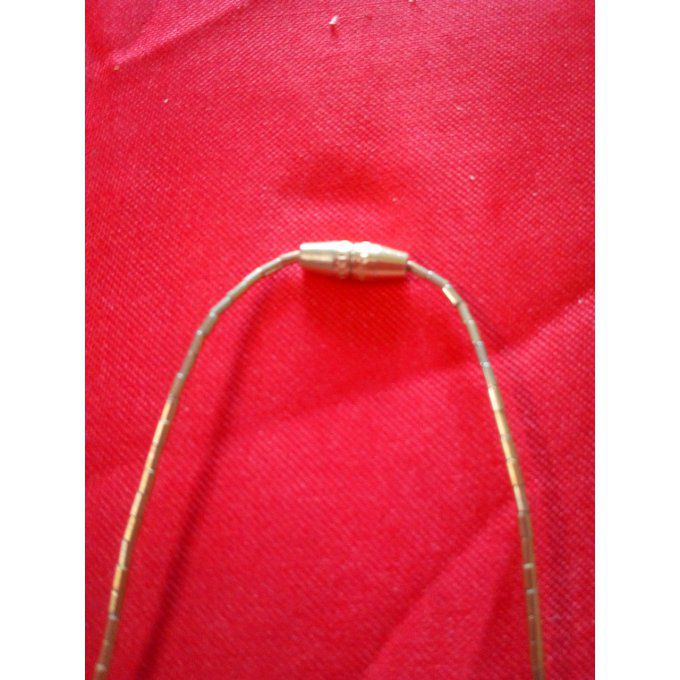 Collier en vermeille avec perles