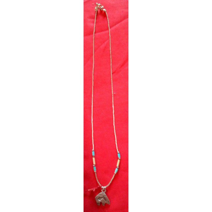 Collier Ours en argent