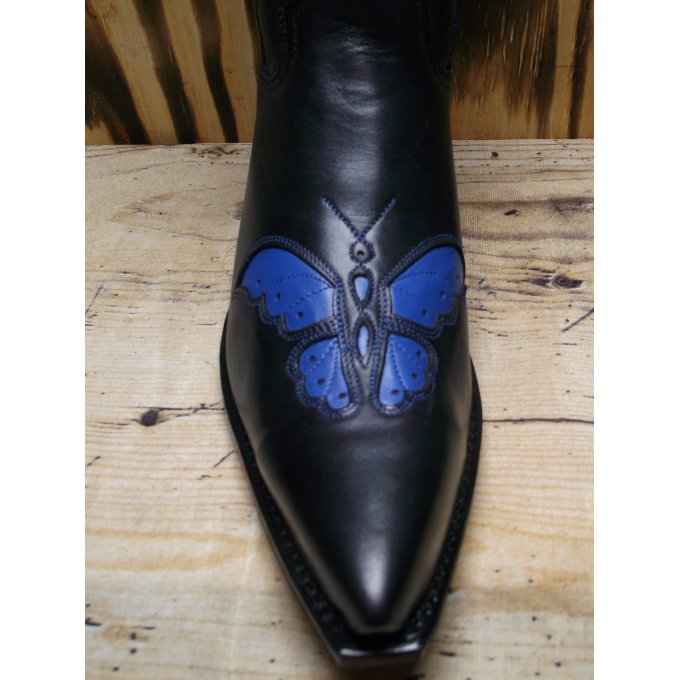 Botte papillon bleu