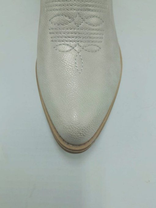 Botte gris argenté