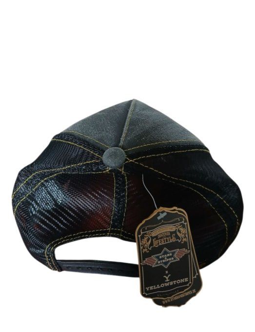Casquette " Y " délavé noir