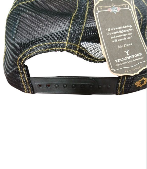 Casquette " Y " délavé noir