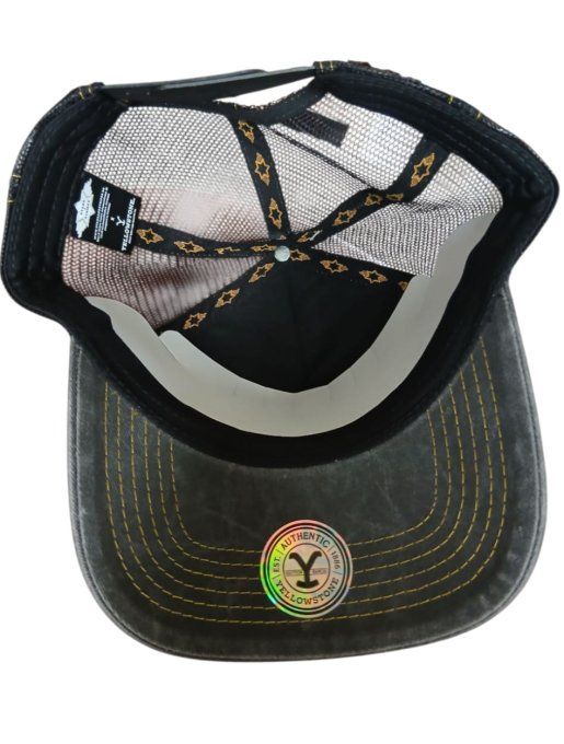 Casquette " Y " délavé noir