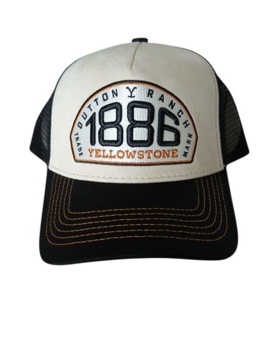Casquette " 1886 Dutton Ranch Yellowstone beige/noir