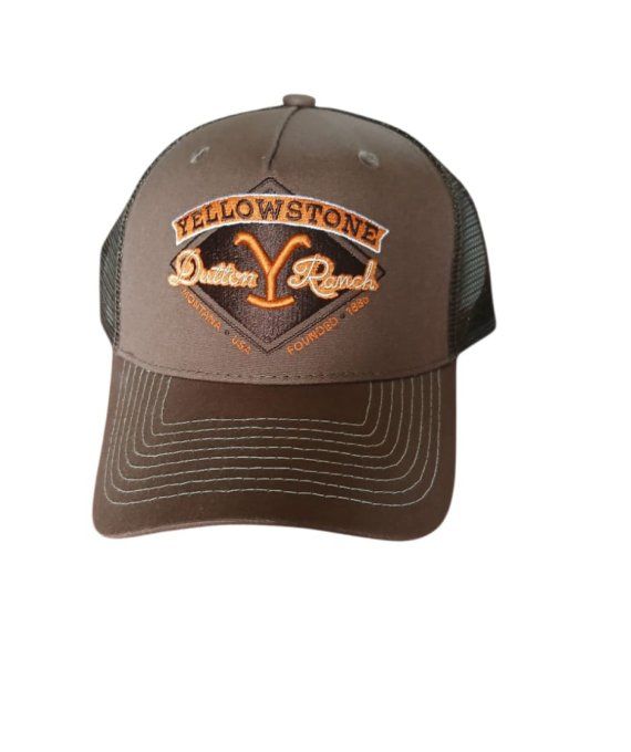 Casquette " Dutton Ranch Yellowstone marron foncé