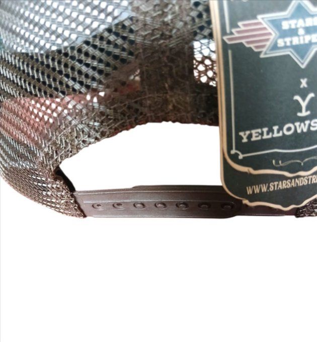 Casquette " Dutton Ranch Yellowstone marron foncé