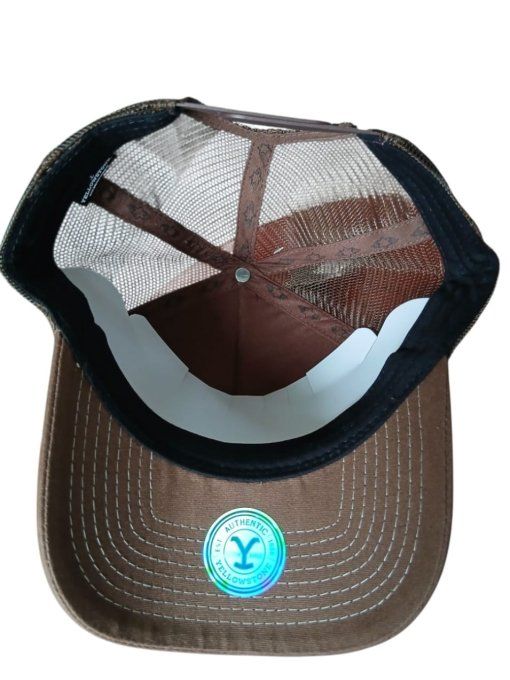 Casquette " Dutton Ranch Yellowstone marron foncé