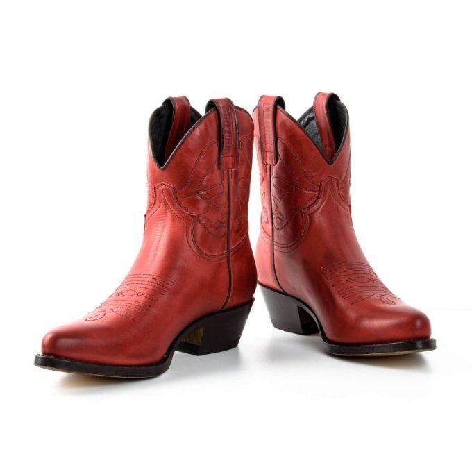 Boots cuir stb rojo