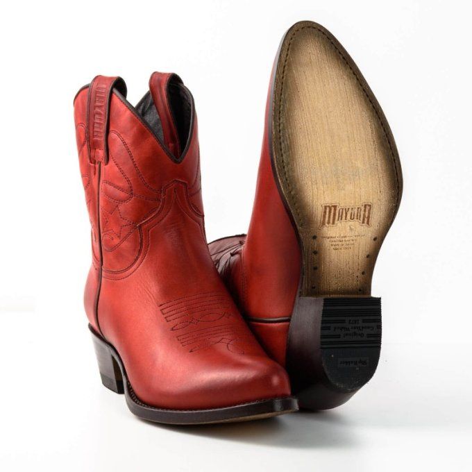 Boots cuir stb rojo