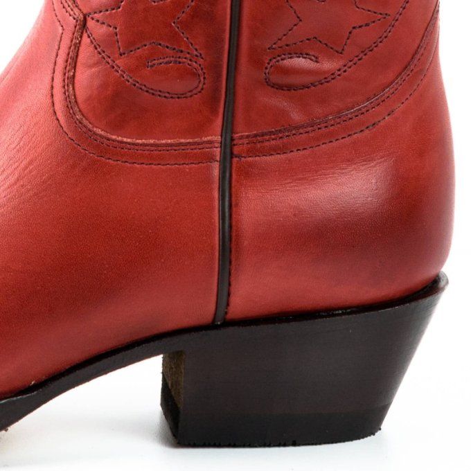 Boots cuir stb rojo
