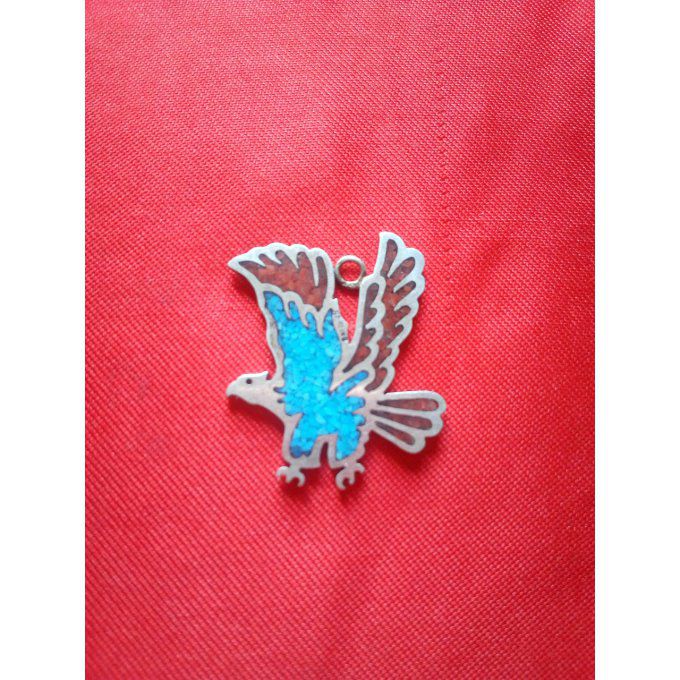 Pendentif Aigle Volant en Couleurs