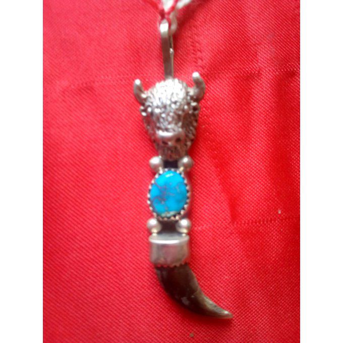 Pendentif Bison avec sa Griffe (GM)