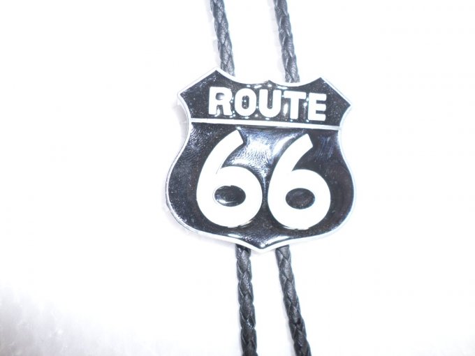 Cravate bolotie noir Route 66 