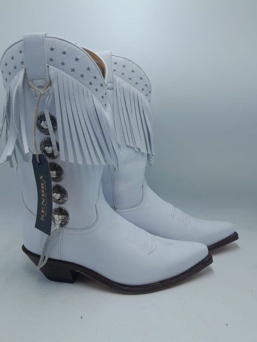 X Blanco franges