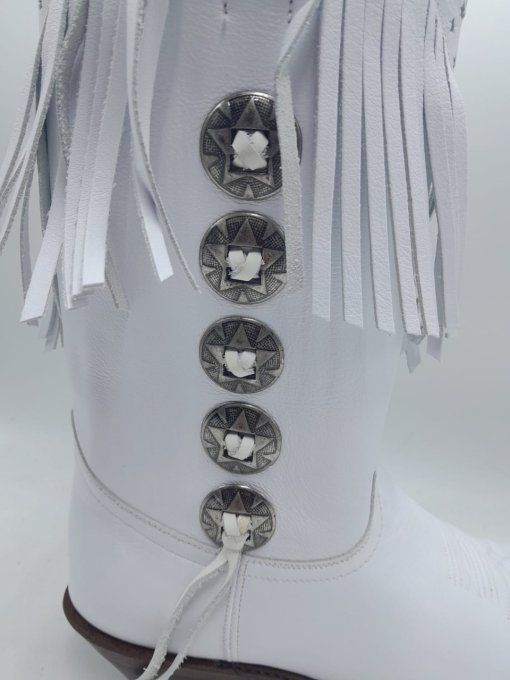 X Blanco franges