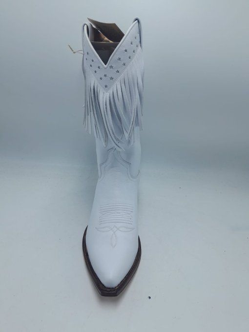 X Blanco franges